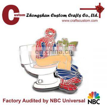 Wholesale Custom Metal Funny Magnetic Cartoon Lapel Pins With Various Logo Designs photo-2