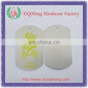 Aluminum printed dogtag