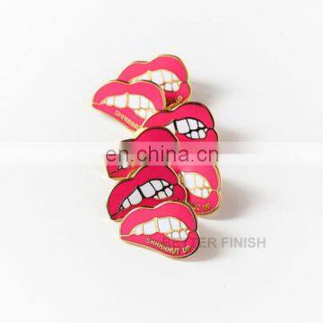 Custom Military BF Metal Security Enamel Cap Pin Badges photo-4