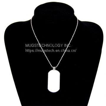 Sublimation Metal Military Brand Necklace photo-2