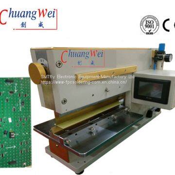 PCB Separator PCB V Cut Machine With Pneumatically Driven / Electromagnetic Valve Control