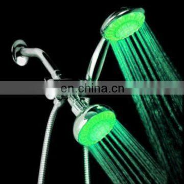 Round Shape LED Color Changing 3-way 2 in 1 Shower Combo photo-3