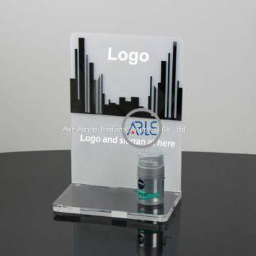 Retail acrylic cosmetic display stand customized design