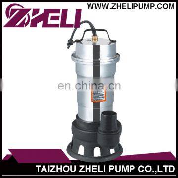 2 inch big flow water pump WQD nicked plated sewage submersible pumps