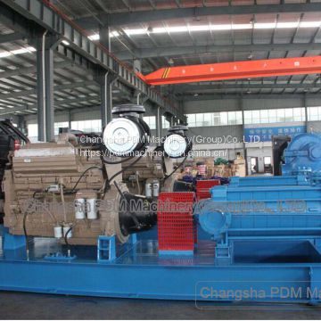 diesel high pressure multistage water pump set