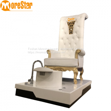 Best selling luxury beauty salon high back king throne pedicure chair for foot spa