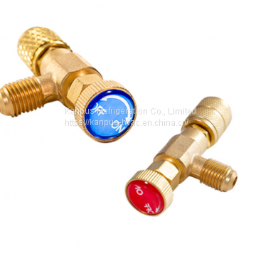 Brass air conditioning charging valve (brass valve)