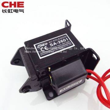 SA-2601 2.0kgf 19.6N 15mm Push Pull Type Tractive Solenoid Electromagnet for Vending Machine photo-2