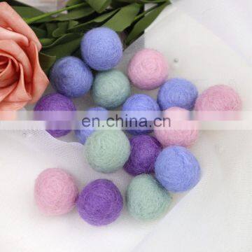 colorful nepal wool felt dryer ball