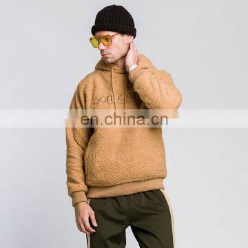 Winter Unisex Fleece Solid Color Pullover Teddy Jackets Casual Outwear Coat