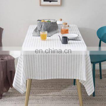 New Launching Kitchen Decor 100% Cotton Dining Table Cover Tablecloth for Round Square Table photo-4