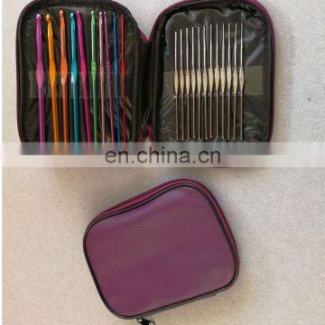 Knitting Tool Sweater Needle Metal Crochet Stainless Steel Aluminum Alloy Crochet Hooks Set With 22pcs Each Set photo-4