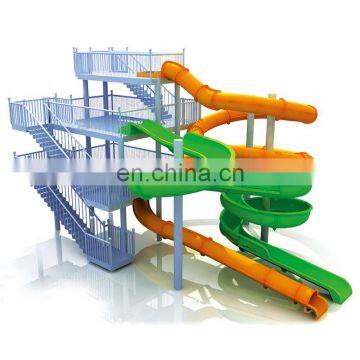 Aqua Park Fiberglass Water Slides for Sale Commercial Equipments photo-3