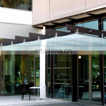 Rocky Glass Door Canopy With Stainless Steel Bracket