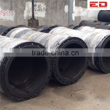 Flanged dredging rubber hose