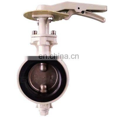 Bundor 28 ductile iron double stem lt butterfly valve manufacturer aluminum butterfly valve