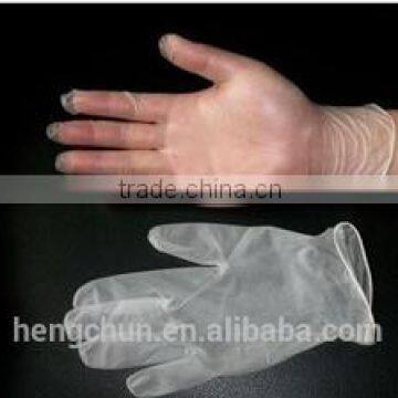 medical grade disposable vinyl glove