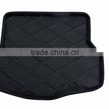 Leather car trunk mats for Skoda Octavia