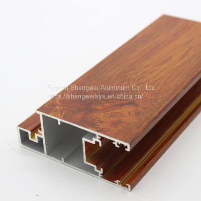 Foshan Customized Aluminum Window Extrusion Profile Frames Glass Doors Aluminium Sliding Windows Frame Profile photo-2