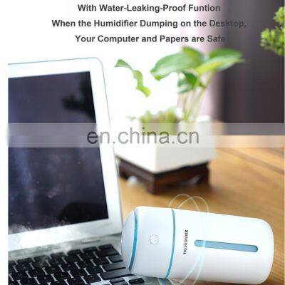 Portable Car Huminifier USB Mini Humidifier 350Ml Cool Mist Personal Humidifier as Christmas Gift photo-2