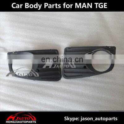 FOR Man TGE Front Bumper Fog Lamp Grill Case Cover PP Plastic