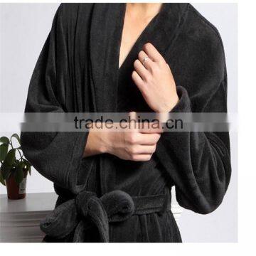100% cotton velour bathrobe wholesale