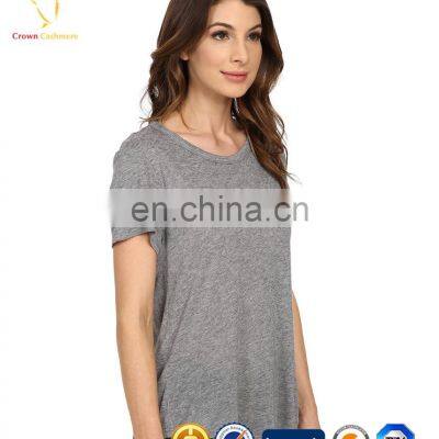 T-shirt Thin Ladies Fashion Wool Cashmere Sweater Pullover Model photo-3