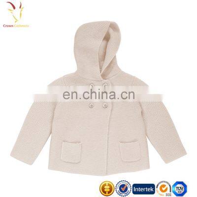 Kids Warm Cashmere Cardigan Hoodies Wholesale photo-3
