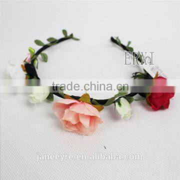 Wholeslae Headband Floral Flower Rose Head Wreath Hair Accessory photo-2