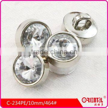 Fashion Decorative Shank Button With Acrylic Stone photo-2