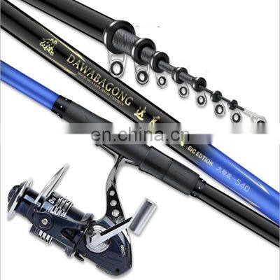 7,2/6,3/5,4/4,5/3,6 м Big FISH Удочки/Меканические катушки для спиннинга из углеродного волокна с экстрабыстрым откликом телескопические удочки с катушками photo-2