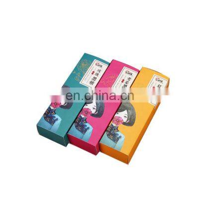 Satin Ribbon Matte Gift Boxes Packaging Drawer Cardboard Border Box Customer Logo Hot Stamping Luxury Design photo-4