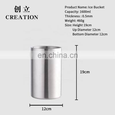 Factory Direct Oem Stainless Steel 1.6l 5litre Bar Accessories King Beer Bottle Service Ice Wine Bucket Cooler photo-2