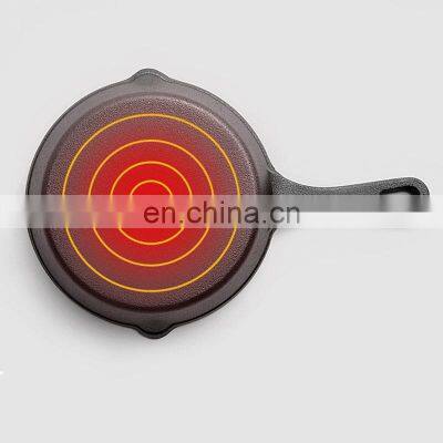 Meat Cookware Super Induction Heavy Duty Healthy Egg Cast Iron Non Stick Frying Pan photo-4
