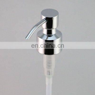 LongAn Factory China New Style Free Sample Amber Black Metal Zinc Alloy Soap Dispenser Pump Sprayer For Glass Bottle photo-4