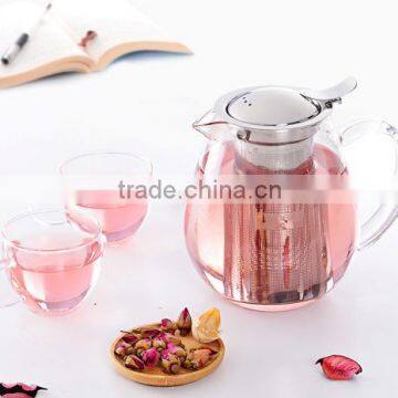 clear glass teapot pyrex glass tea brewer tea pot sets