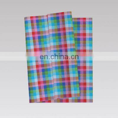 Cotton/polyester Seersucker for Children Colorful Woven Fabric