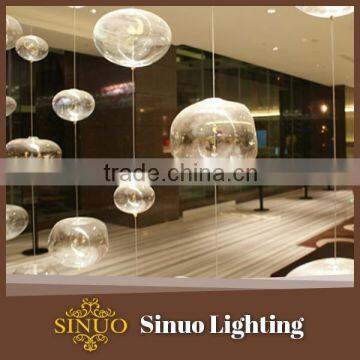 Pendant glass lights made in China blown glass balls