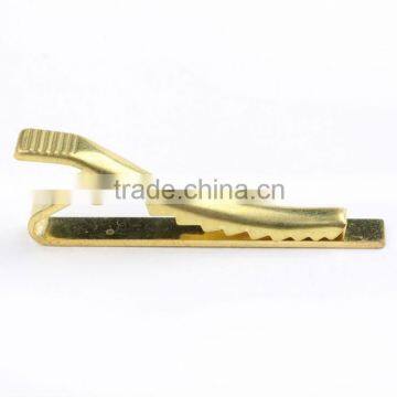 promotional tie clips parts Fashionable Brass Tie Clip