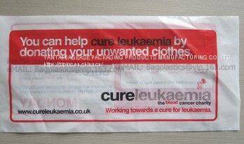 Heavy Duty Biodegradable China HDPE Printed Bag / Charity Bag / Donation Bag,Biodegaradable,Reusable,Leakproof, Bagease photo-2