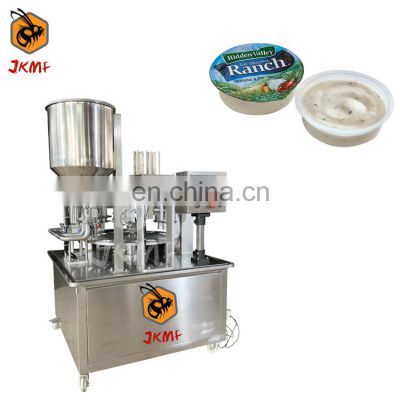 In Stock Dipping Sauce Cup Filling Sealing Machine Salad Dressing Cup Filling Machine