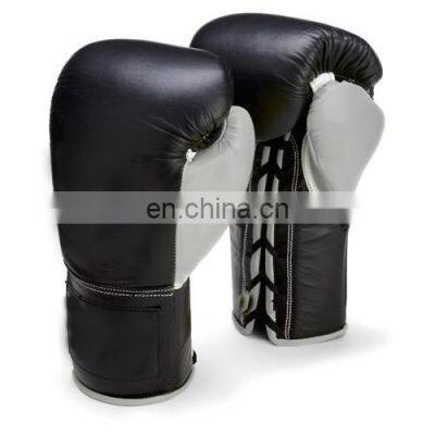 Factory Made PU Cowhide Leather Boxing Mitten Manufacturer Custom Made Boxing Training Gears photo-3
