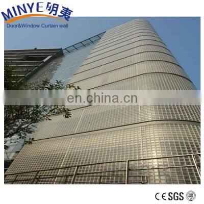 Aluminum Composite Wall Panel Curved Glass Panel Curtain Wall photo-5