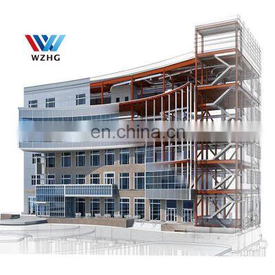 Low Cost Modern Designed Quick Assemble Steel structure frame building prefabricated for classroom