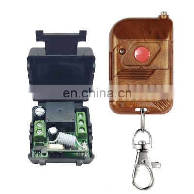 Wireless remote control switch mini small 433mhz rf transmitter receiver  Dc12v wireless remote control switch 1-way relay