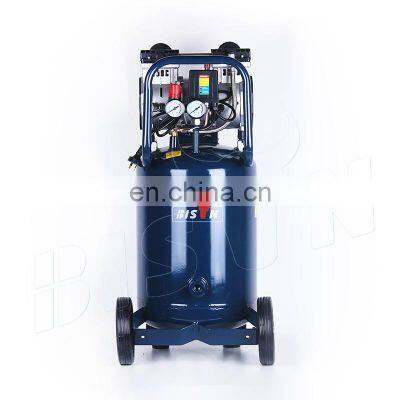 Bison China 2hp Double Cylinder Oilles Air Compressor 50 Liter Tanks