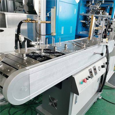 Manual Round Oval Flat Square Plastic Glass Container Surface Flame Burner Preprint Process Bottle Flame Treatment Machine photo-2