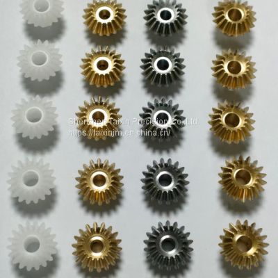 Plastic carbon steel brass straight bevel gear