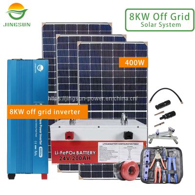 8KW Off Grid Solar System 400W panels