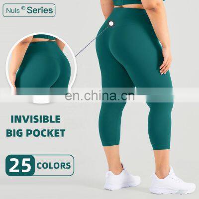 Custom Plus Size Gym High Waist Leggings Scrunch Butt Peach Hip Tiktok Workout Pant